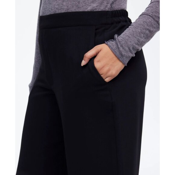 Madewell Black Wide Leg Pants - Picture 2 of 9